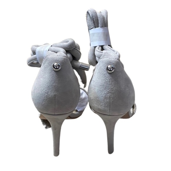 The Mode Collective Mink Sandal in Oyster Suede Size 36 (6) - Picture 9 of 16